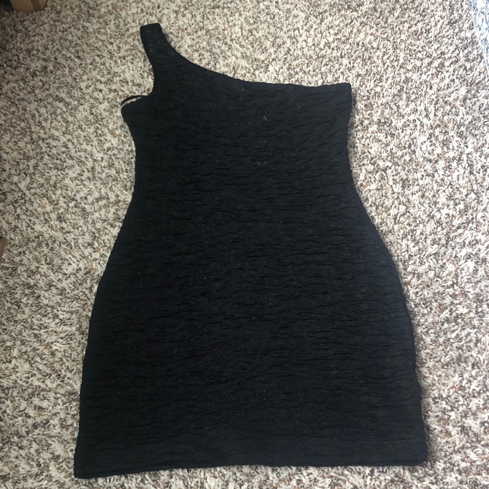 Sparkly off the shoulder dress